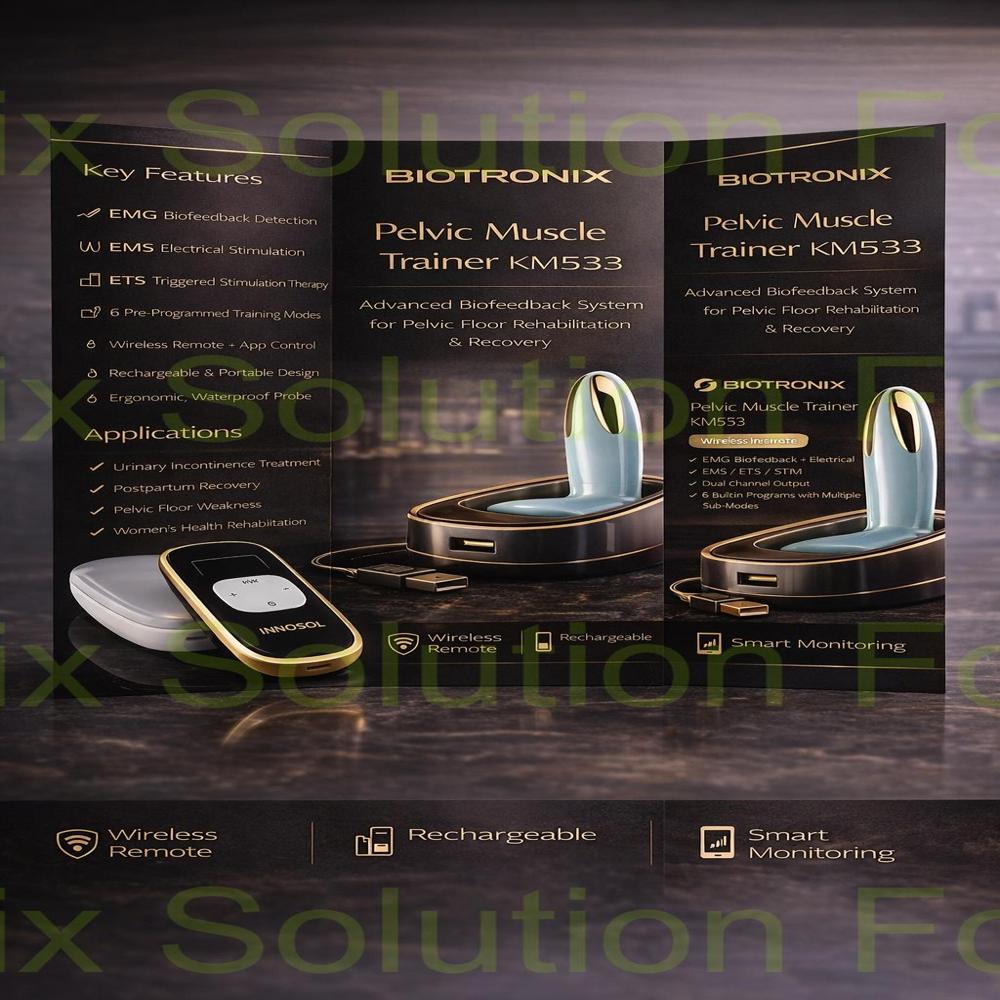 Wireless Pelvic Muscle Trainer KM-533-4 with EMG Biofeedback System
