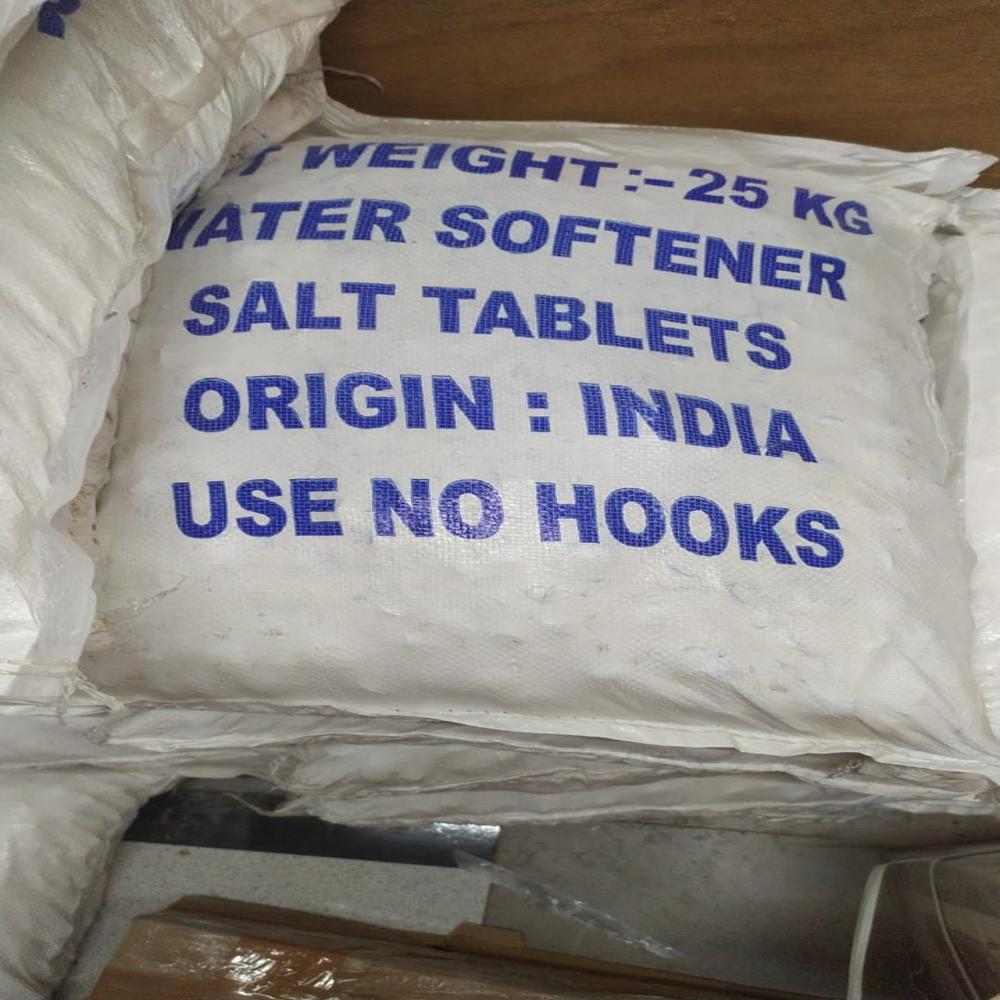 Water Softener Salt Tablet - Grade: Industrial Grade