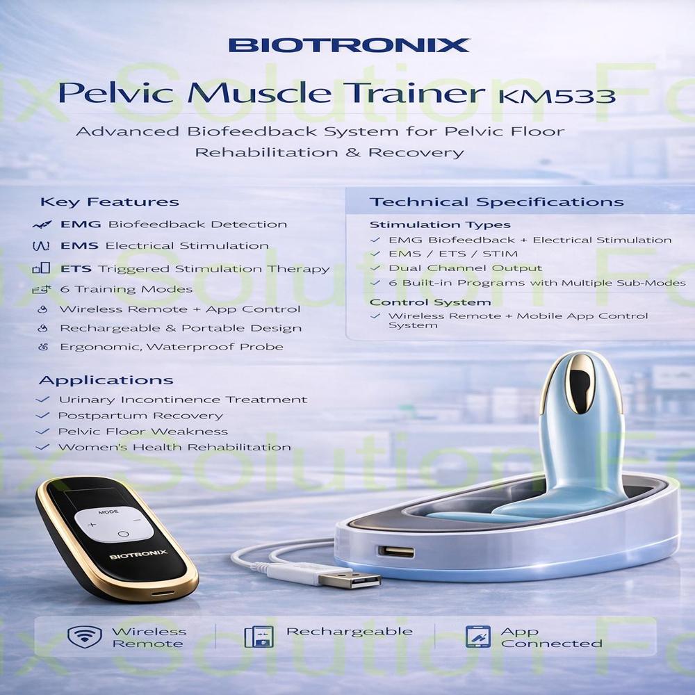 Pelvic Floor Exercise Trainer KM-533-4 for Home and Clinic Therapy Use