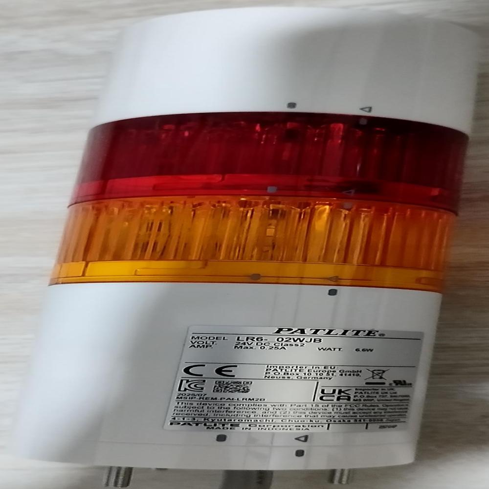 Patlite LR6-202WJBW-RY.