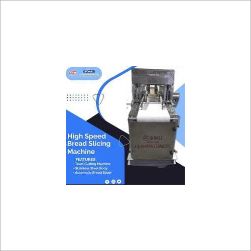 Commercial Bread Slicing Machine - Stainless Steel, Fully Automatic, Silver | Electric Power Source, High Efficiency