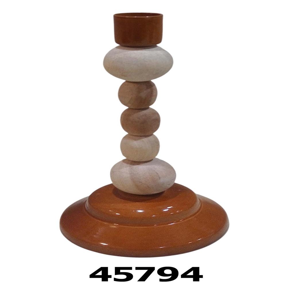 Wooden candle stand holder