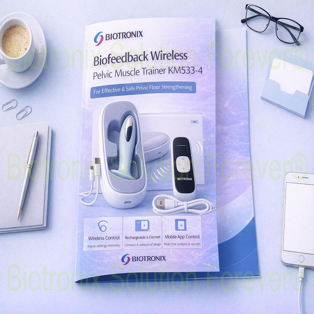 Wireless Pelvic Floor Therapy Device KM-533-4 with Smart Monitoring Support