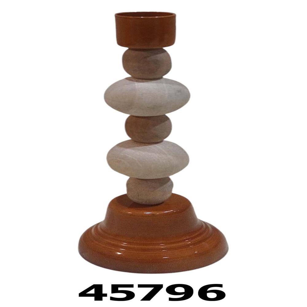 Wooden candle stand holder