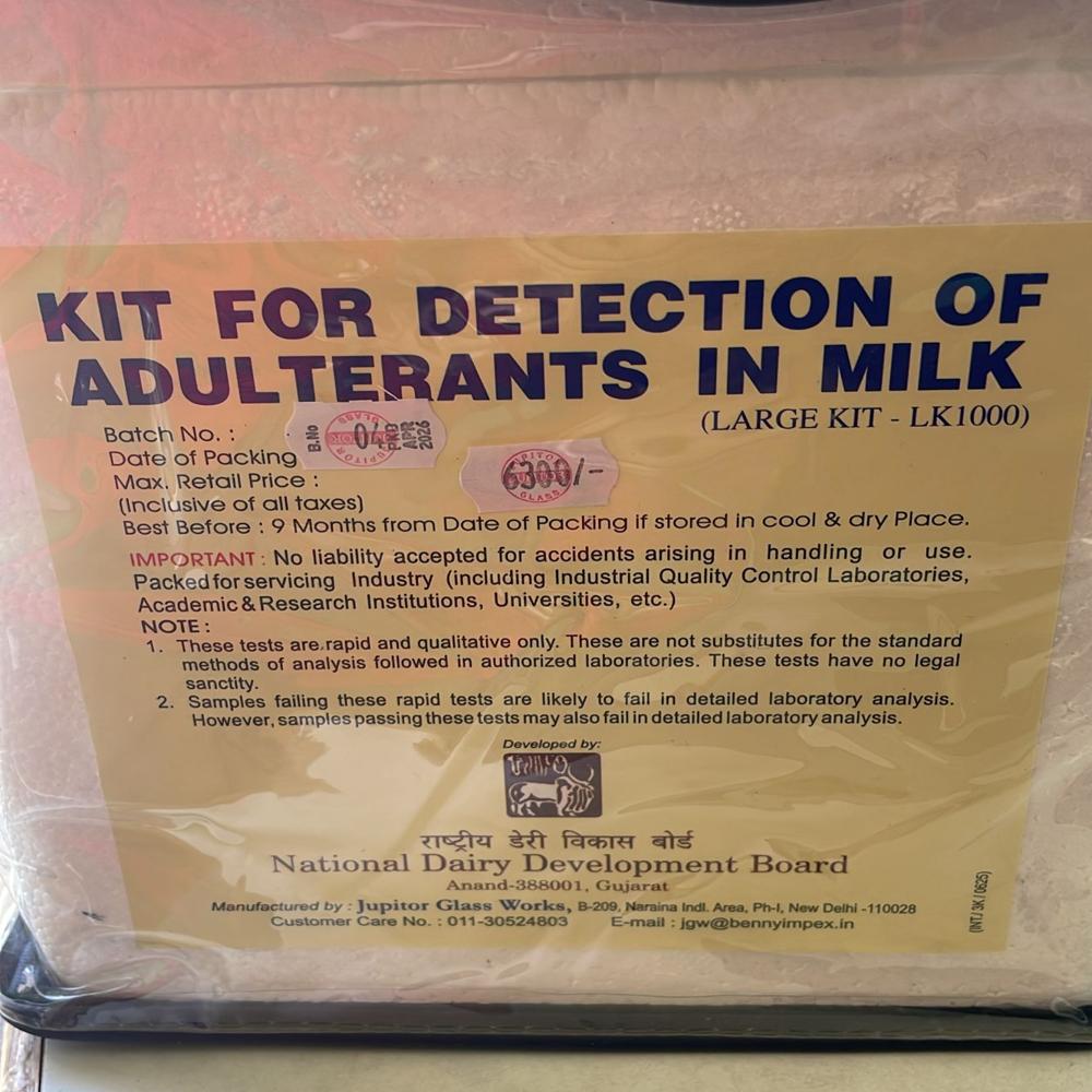 Kit For Detection Of Adulterants In Milk 
