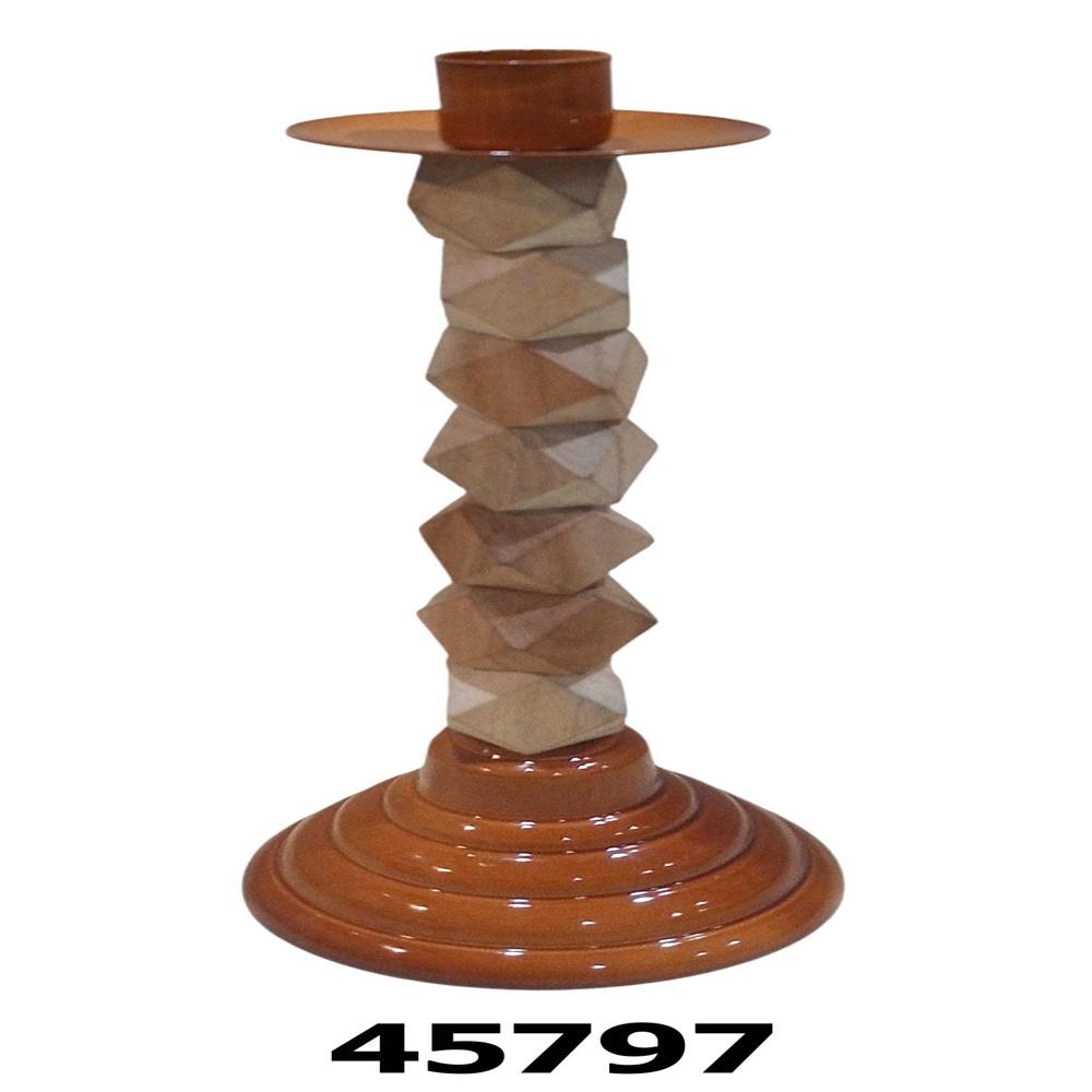 Wooden candle stand holder