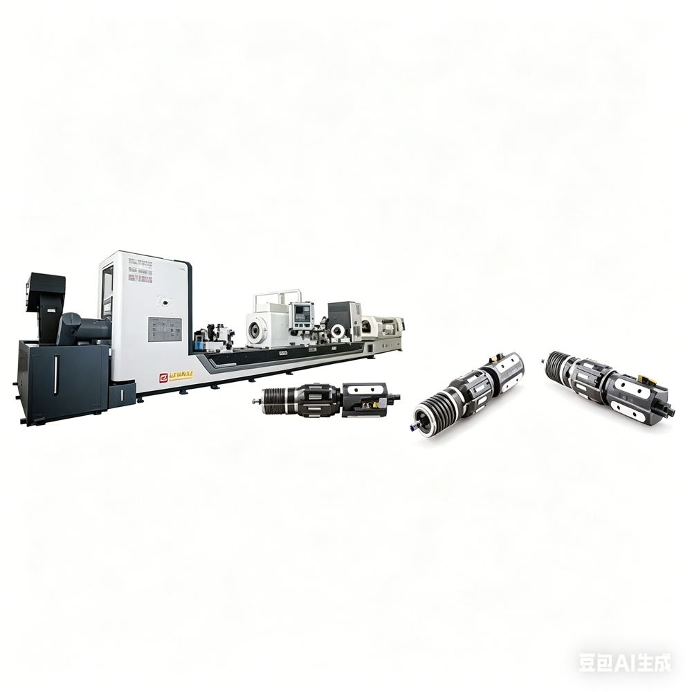 Double Spindle Deep Hole Skiving Roller Burnishing Machine