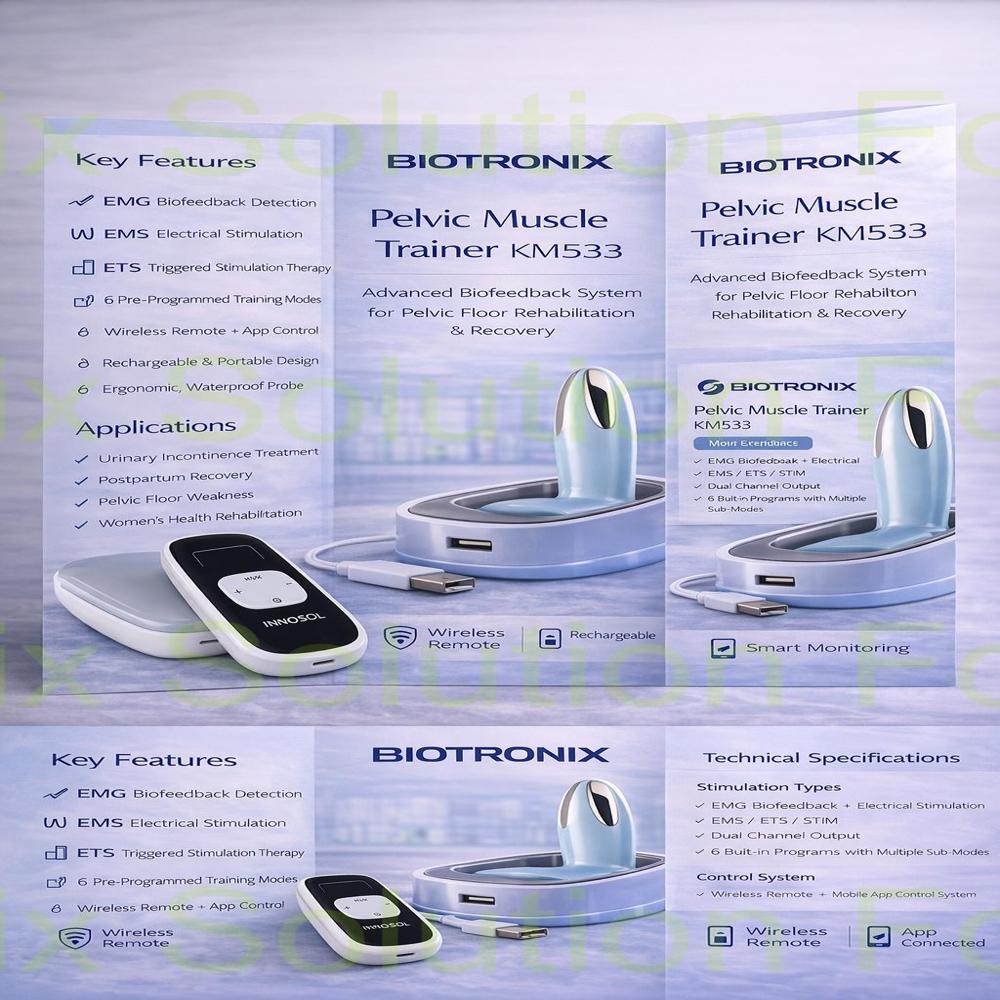 Smart Pelvic Floor Rehab Machine KM-533-4 for Daily Therapy and Care