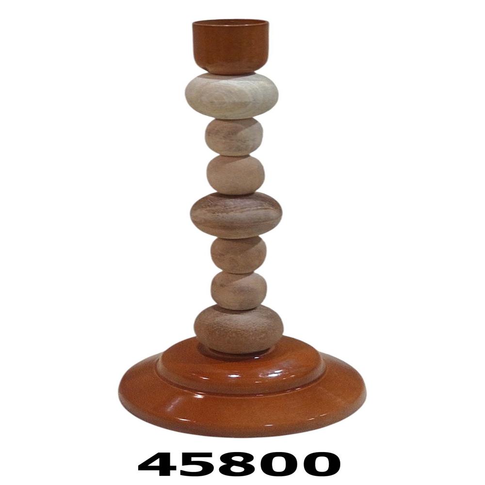 Wooden candle stand holder