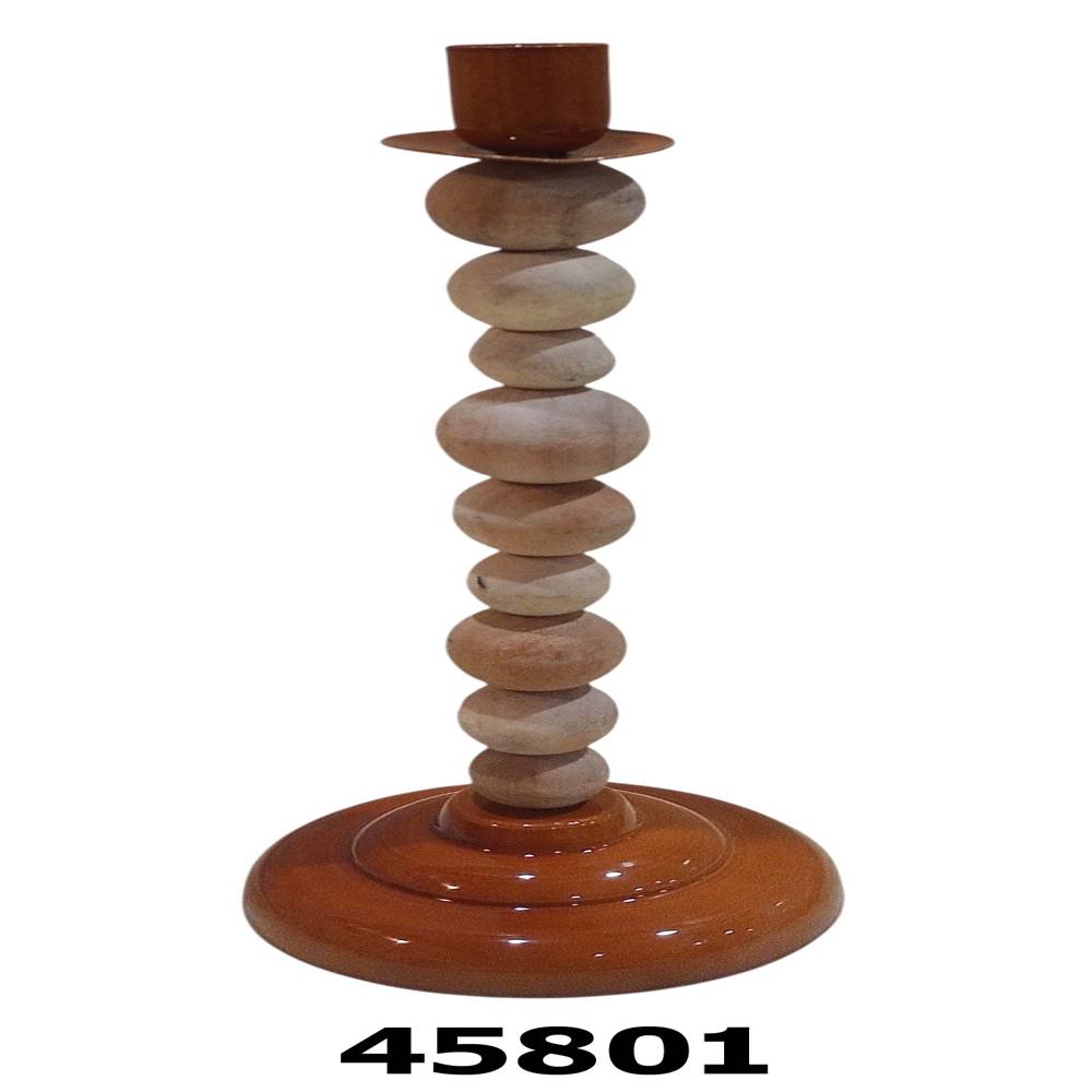 Wooden candle stand holder