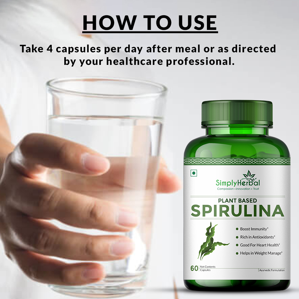 Spirulina Capsule - Best Before: 24 Months