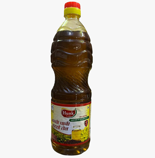 1 Ltr Kacchi Ghani Mustard Oil