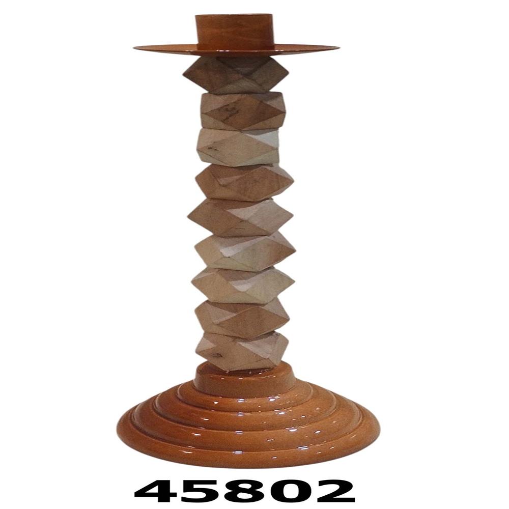 Wooden candle stand holder