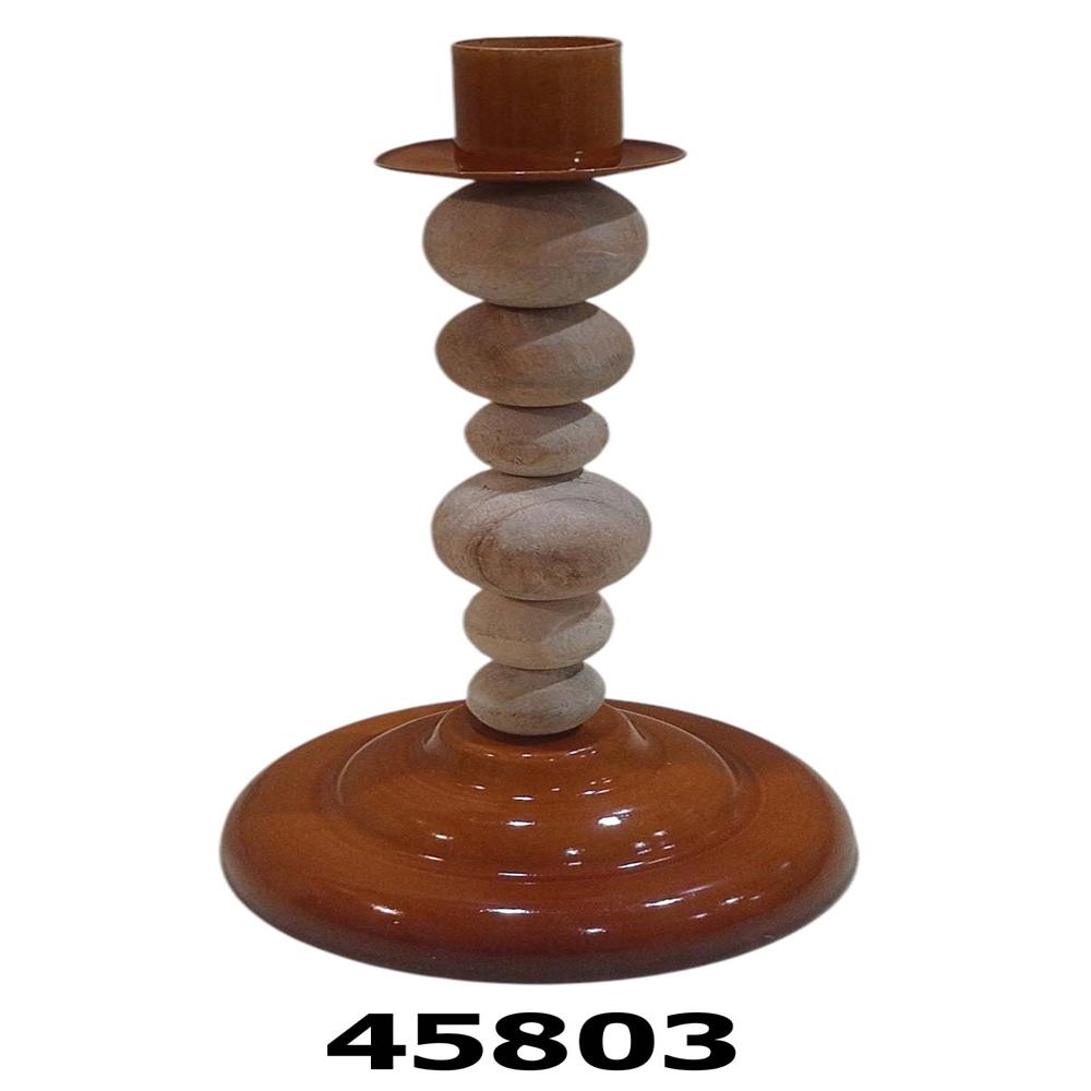 Wooden candle stand holder