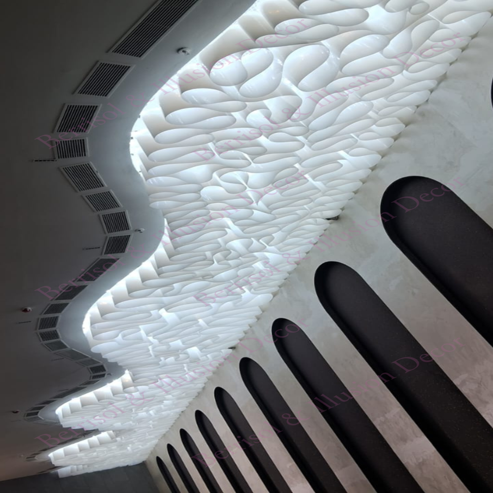 Textile Fabric Ceiling - Warranty: 10years