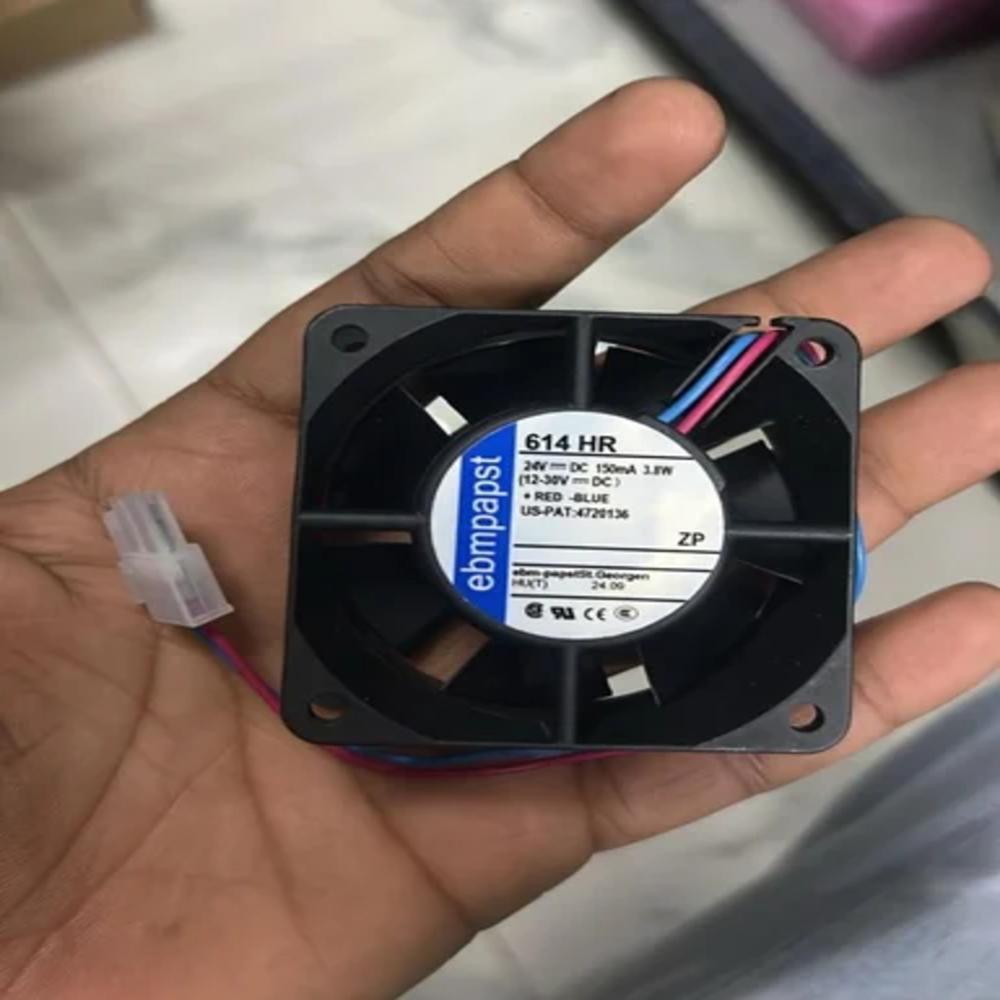 EBMPAPST 614 HR 24V DC 3.8W 6025mm Ball Bearing Industrial Inverter Axial Cooling Fan