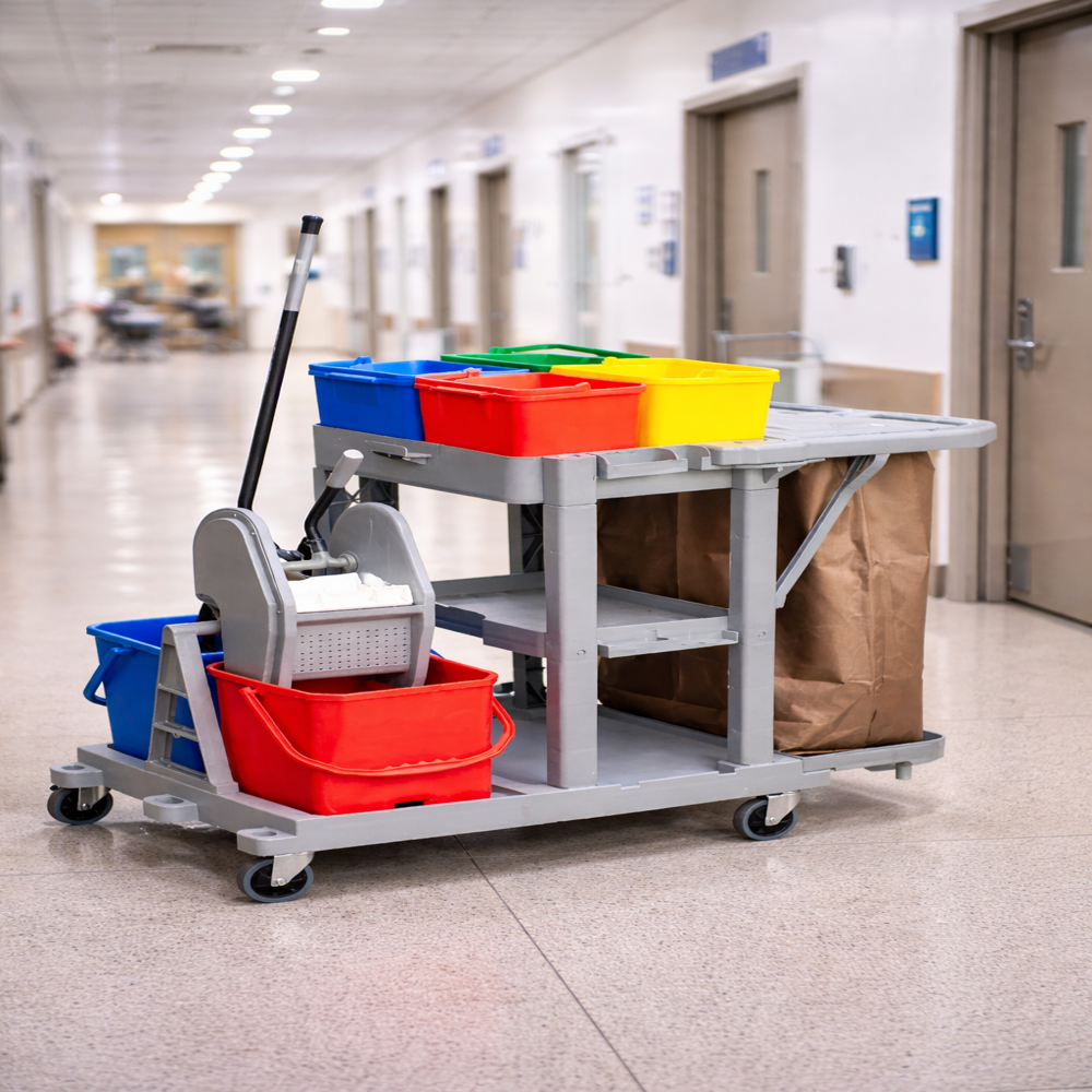 Multifunctional Janitorial Cart  