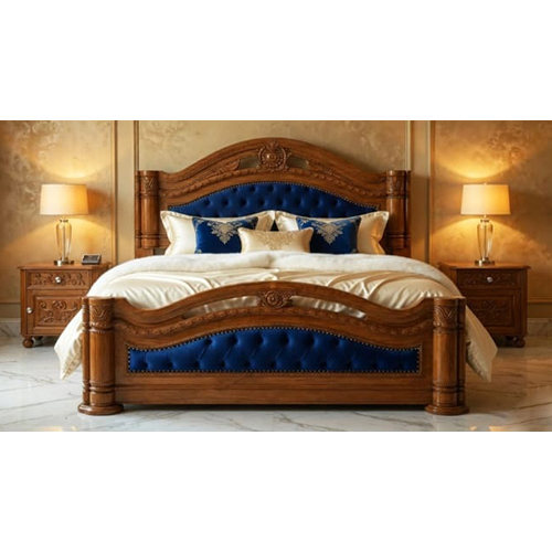Mordern Stylish Wooden Design King Size Bed