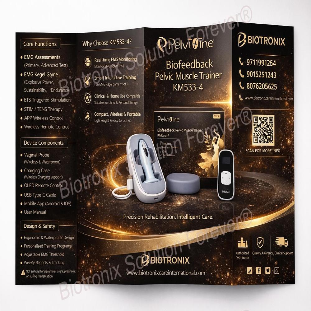 Pelvic Floor Therapy Device KM-533-4 with Easy App Monitoring System