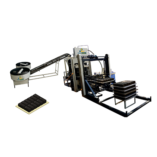 Bbm 02 Automatic Fly Ash Bricks And Block Making Machine With Auto Pallets Stacker System - Capacity: 10000-12000 Bricks/8 Hour Shift