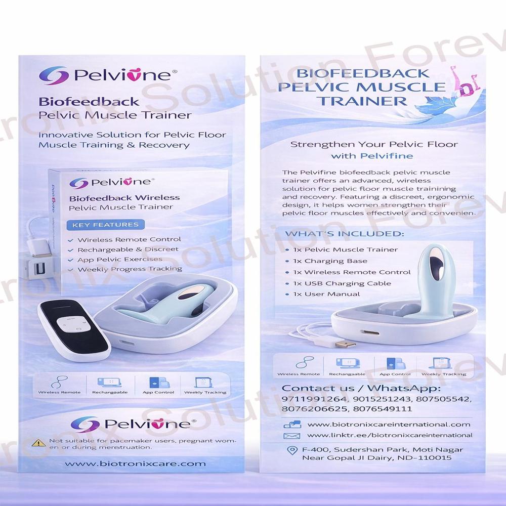 App-Based Pelvic Muscle Trainer KM-533-4 for Daily Home Rehabilitation