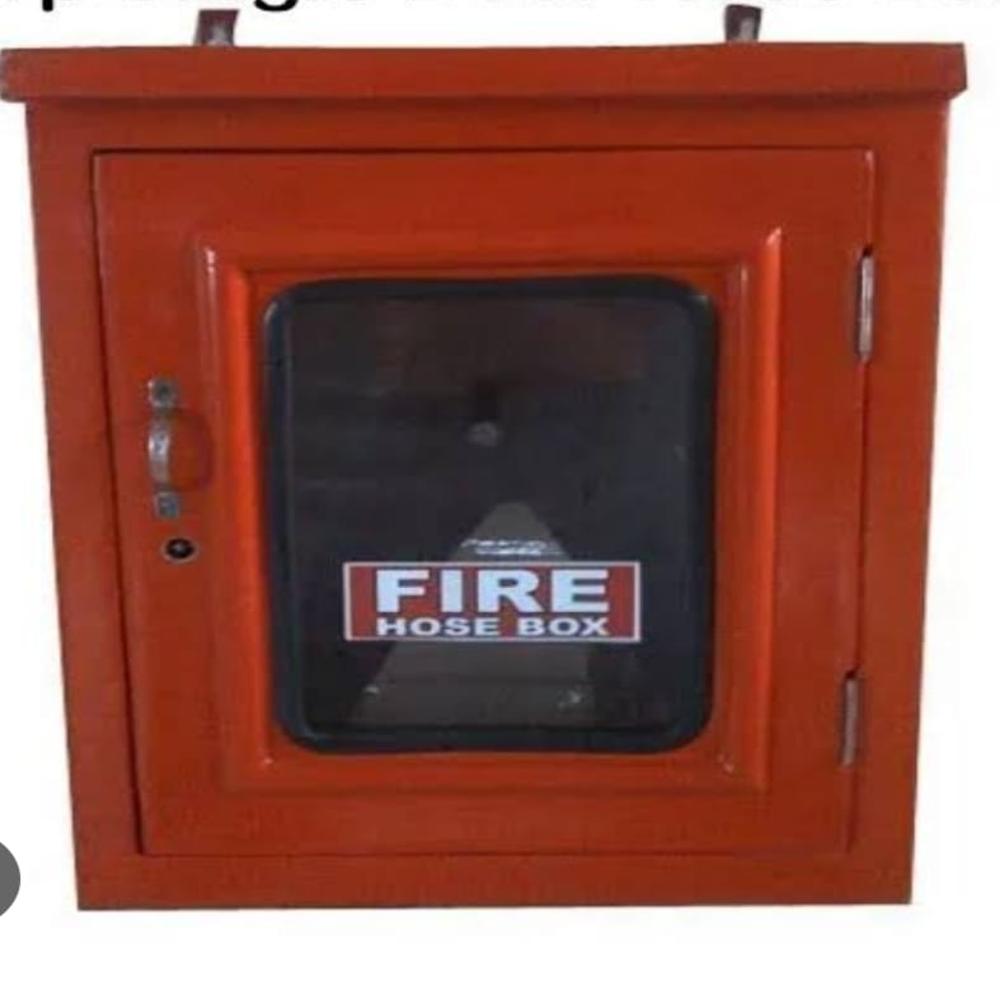Single Door Fire Hose Box - Artwork: Handmade