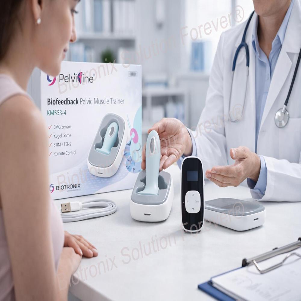 EMG Biofeedback Pelvic Device KM-533-4 for Muscle Activation and Control