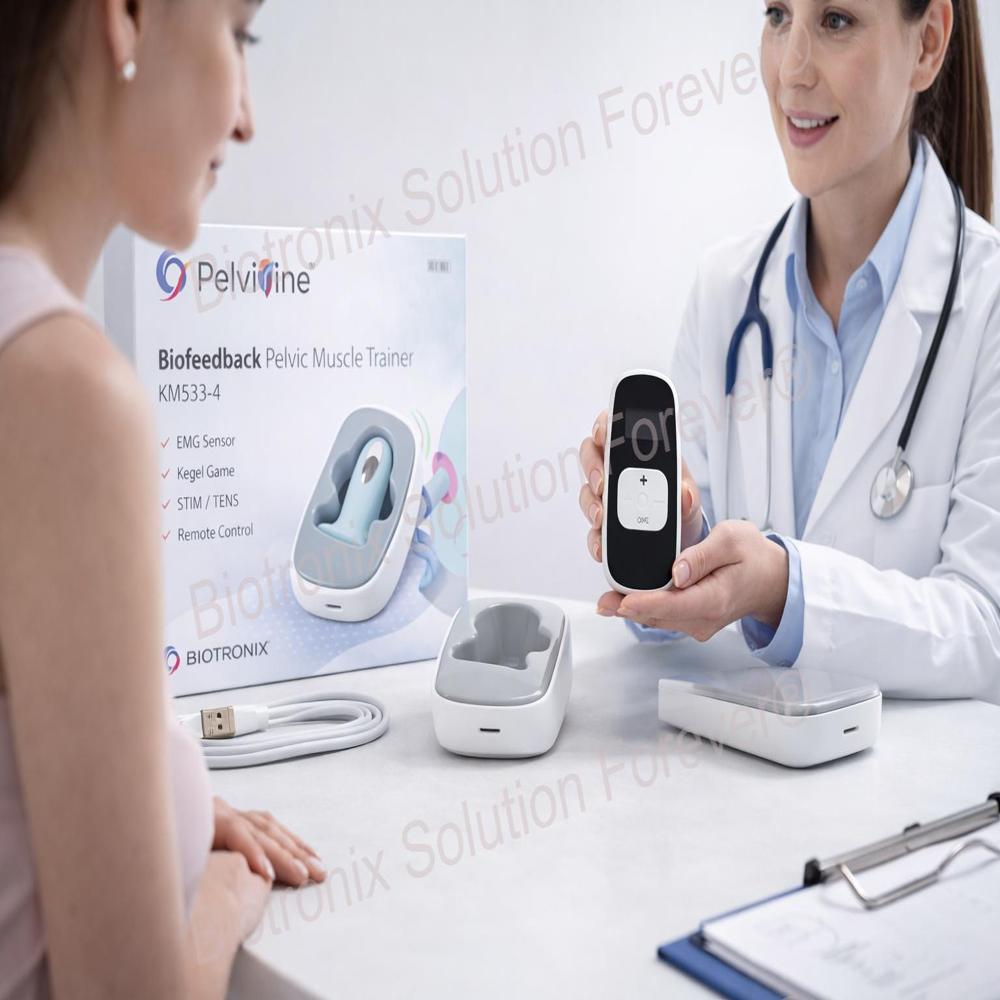 EMG Biofeedback Pelvic Device KM-533-4 for Muscle Activation and Control