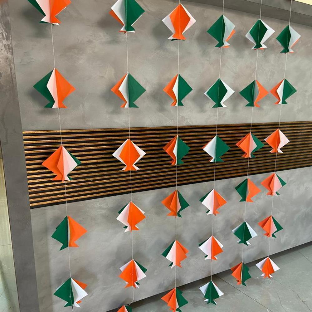 Mega  Tiranga Butterfly hangings for Independence Day Celebration