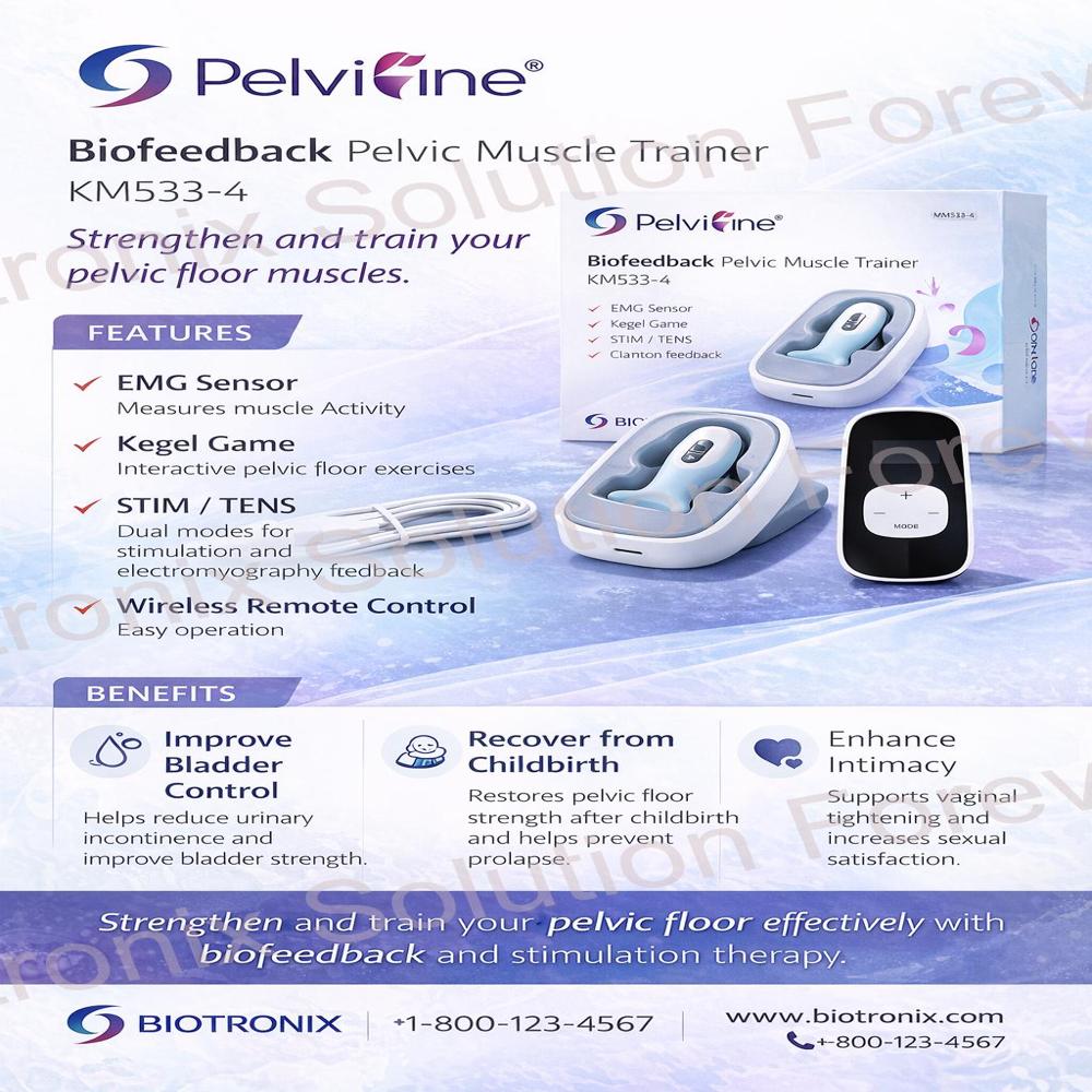 Smart Kegel Trainer KM-533-4 for Pelvic Muscle Strength and Care