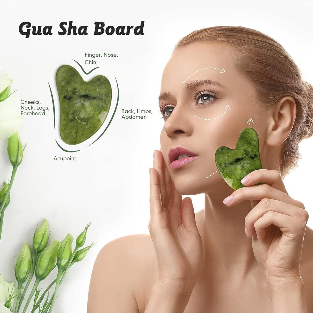 Natural Green Facial Roller