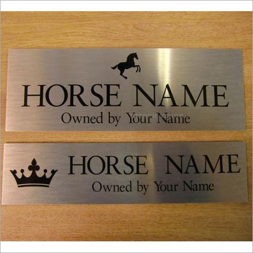Stainless Steel Name Plates service