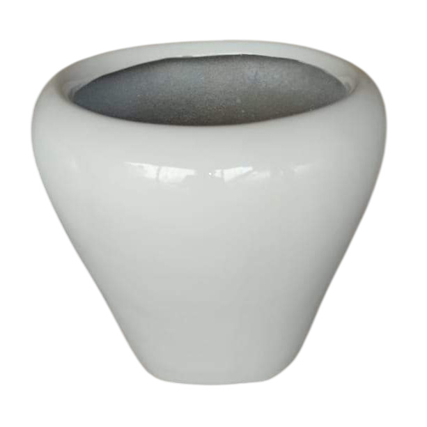13 Inch Frp White Flower Pot