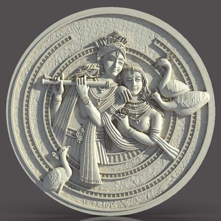 Radha Krishna Wall Mural