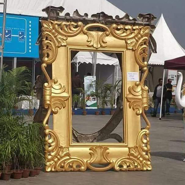 Carved Fiber Mirror