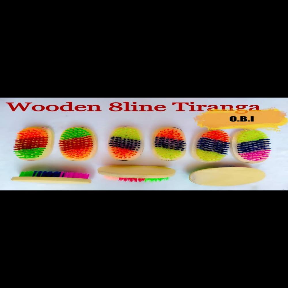 Wooden 8 Line Tiranga
