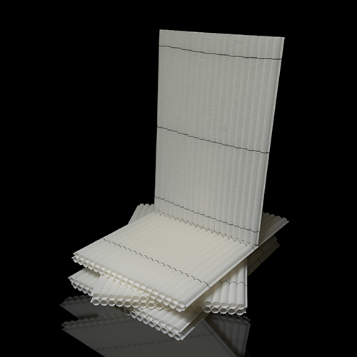 7.30 Mm X 19 Tube X 8.50 Pitch Tubular Bag - Color: White/Clear (Customizable)
