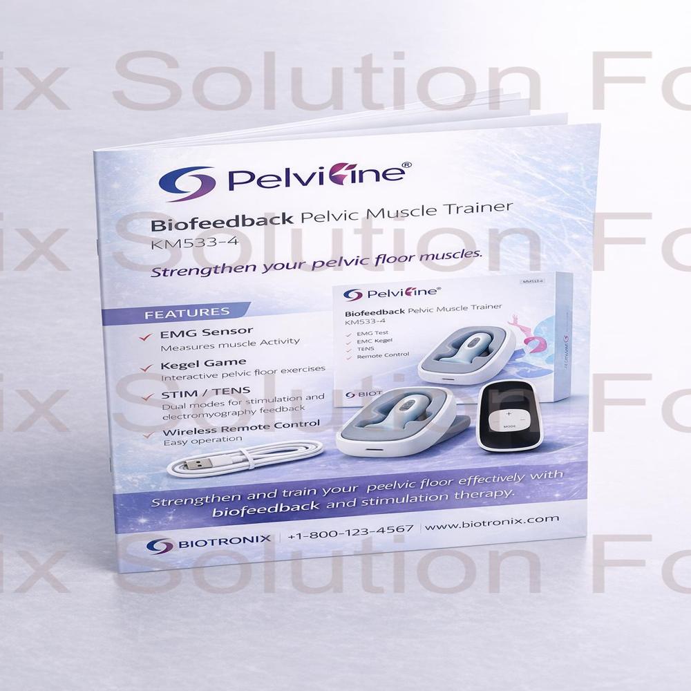 Wireless Pelvic Muscle Trainer KM-533-4 with EMG Biofeedback Support