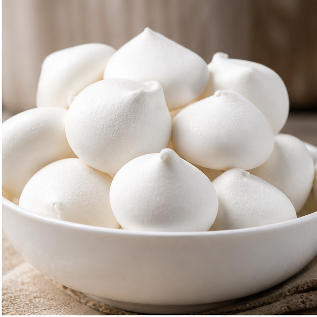 White Coconut Ball - Sweet Flavor, Solid Form, Eggless | Gluten-free Vegan Snack, Bite-sized Treats, Perfect With Tea Or Oatmeal