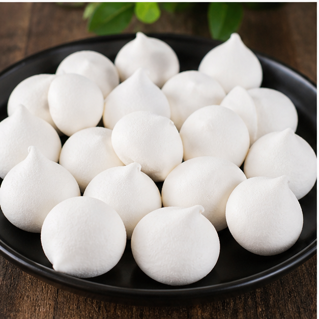 White Coconut Ball - Sweet Flavor, Solid Form, Eggless | Gluten-free Vegan Snack, Bite-sized Treats, Perfect With Tea Or Oatmeal