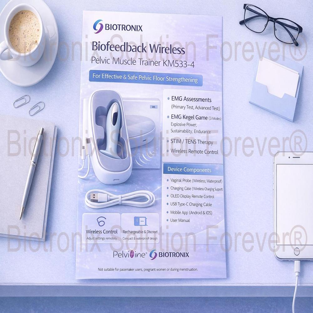 Pelvic Floor Exercise Trainer KM-533-4 for Home and Clinic Therapy