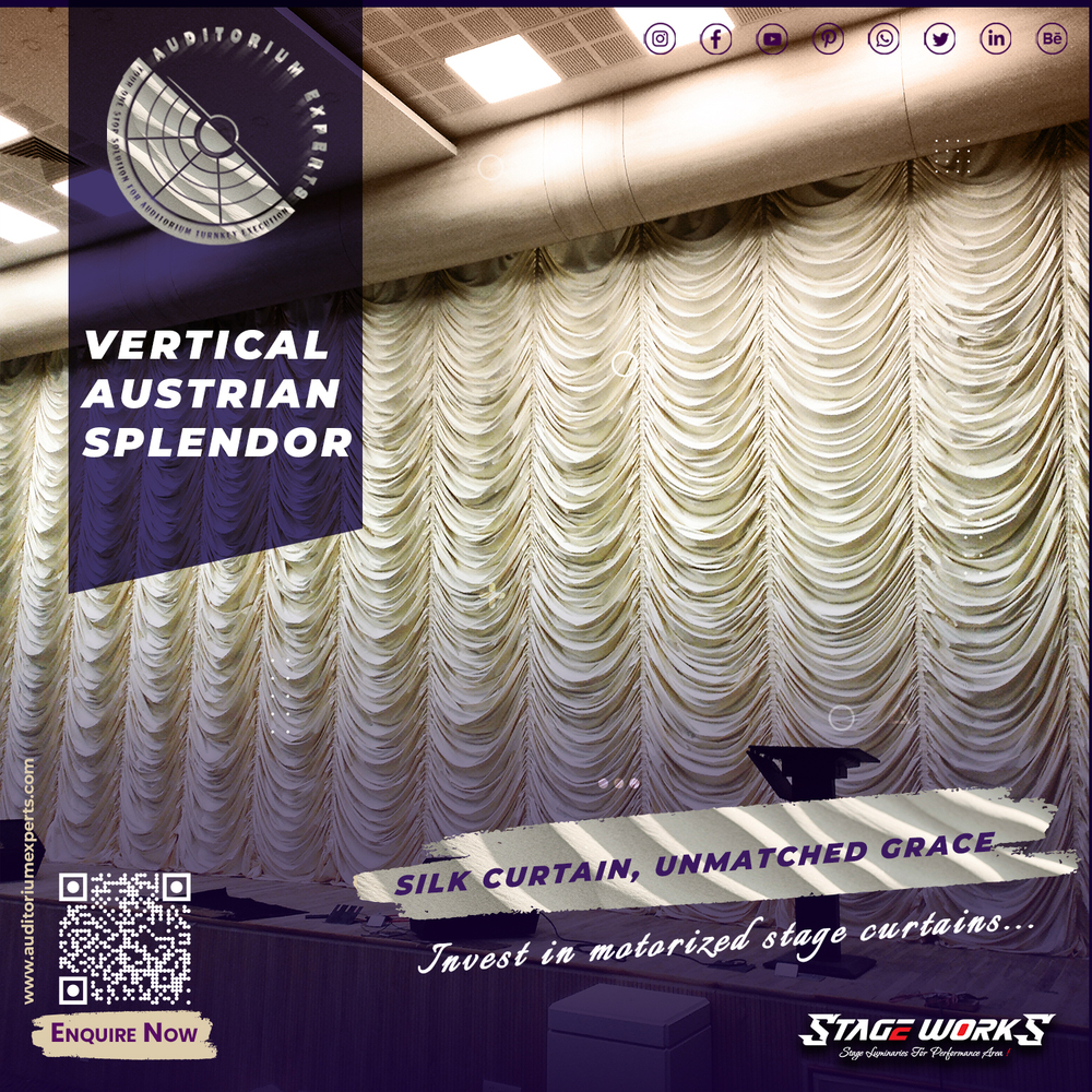 Auditorium Vertical Austrian Splendor Curtain