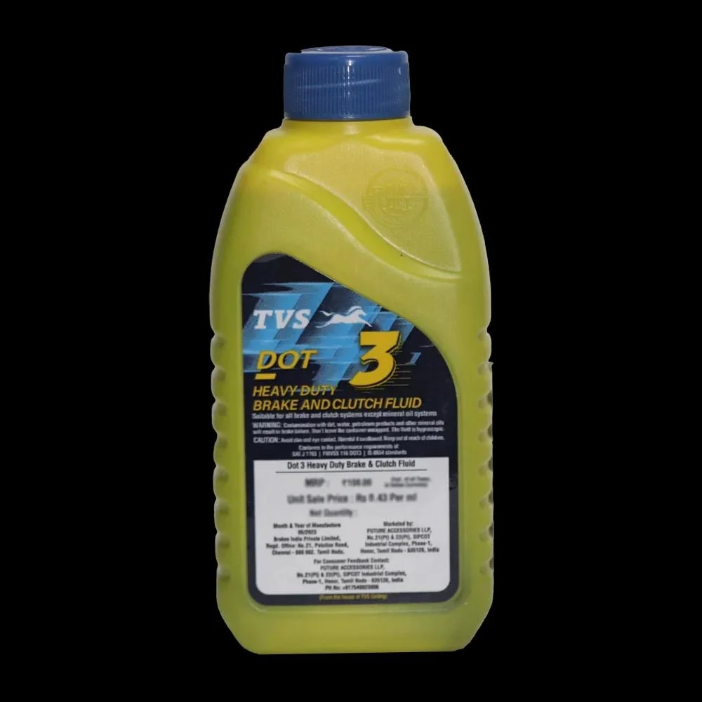 Tvs Heavy Duty Brake And Clutch Fluid Dot 3 250Ml - Expiration Date: 36 Months From The Date Of Manufacture