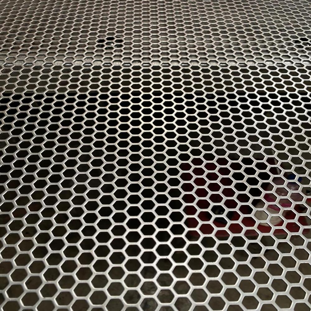 Hexagonal Hole Perforated Sheet