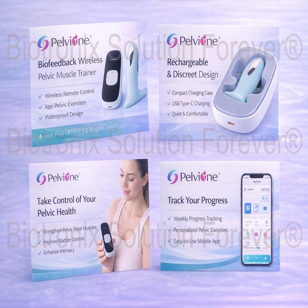 EMG Biofeedback Kegel Trainer KM-533-4 for Recovery and Strength