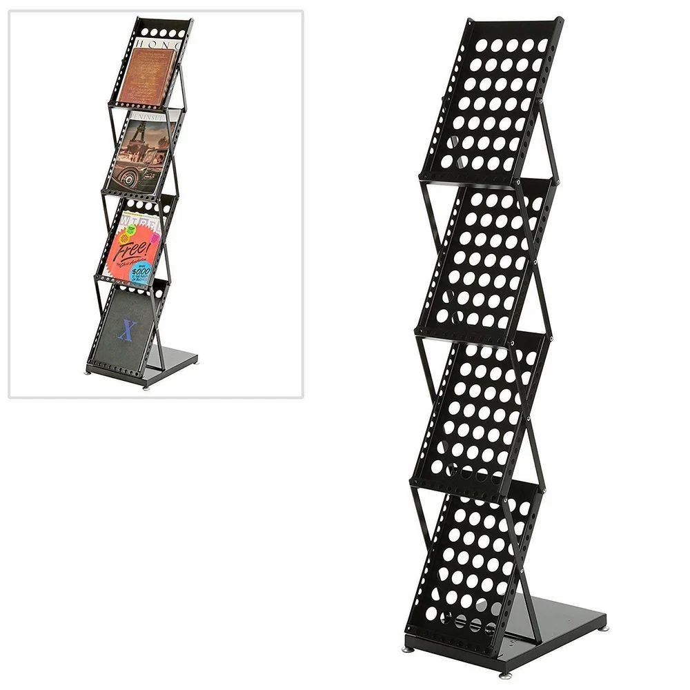 black magaizne stand