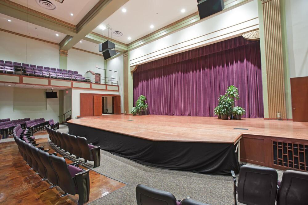 Auditorium Heavy Duty Rear Curtain for Auditorium