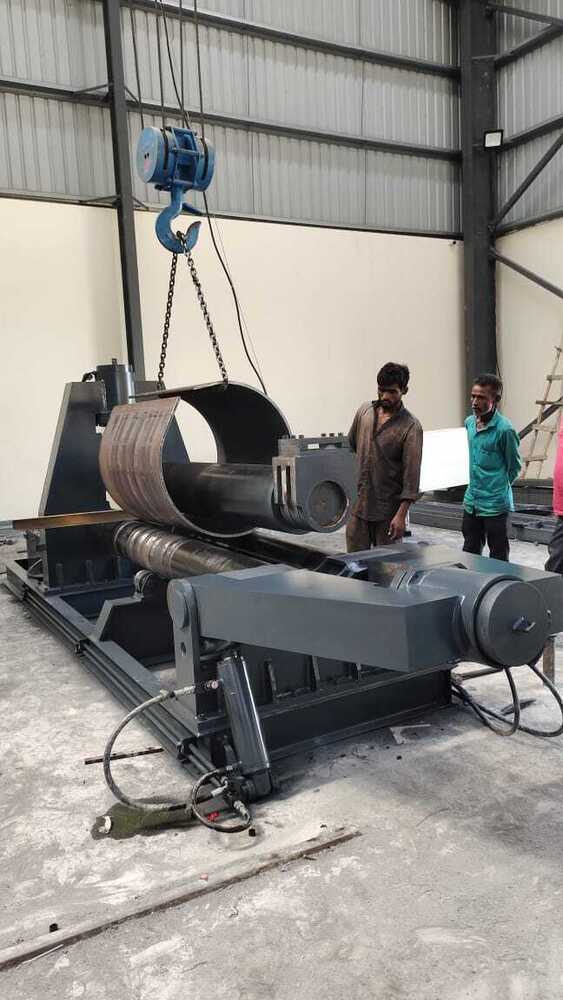 Semi hydraulic Metal plate rolling machine