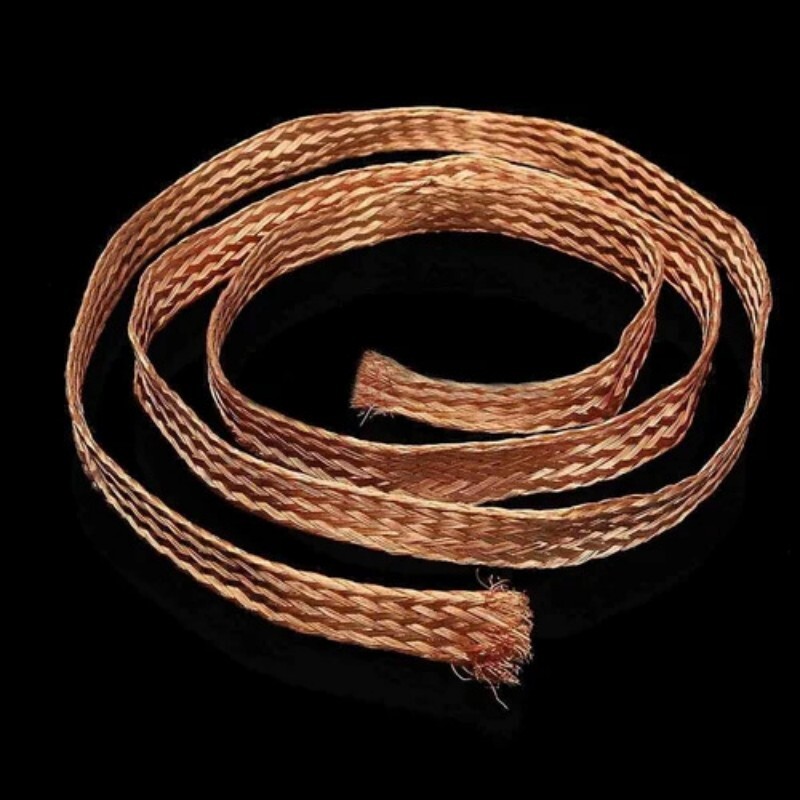 6mm Flat Braided Copper Wire