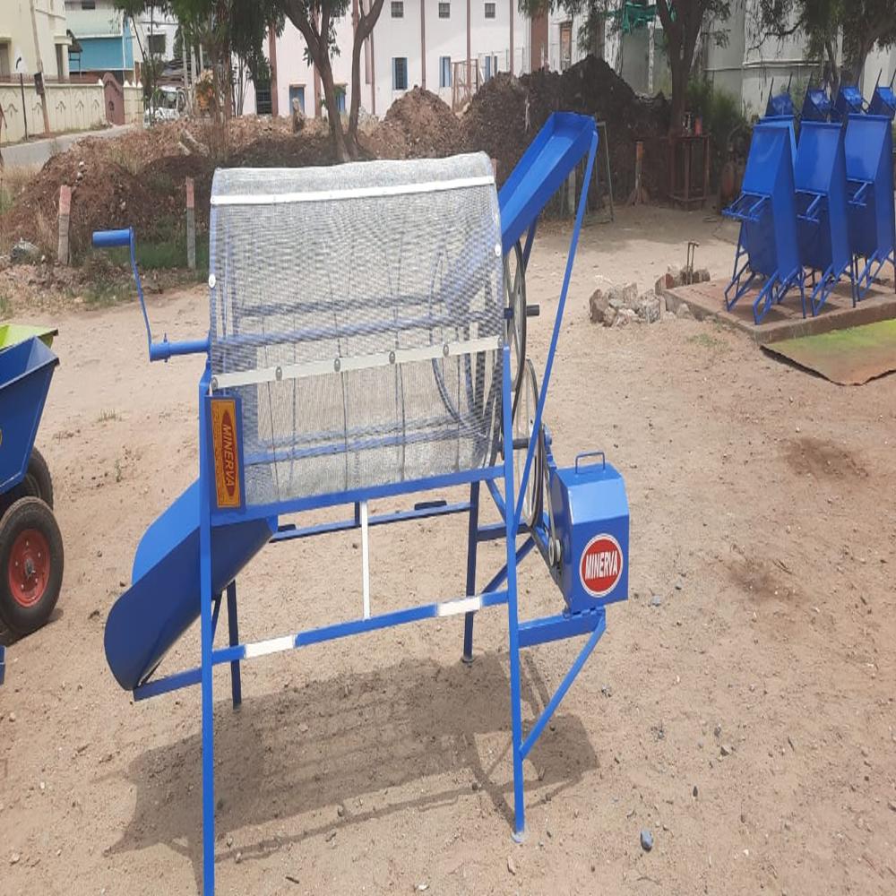 Rotary Sand Siever Machine - Capacity: 2-4 Tons/hour